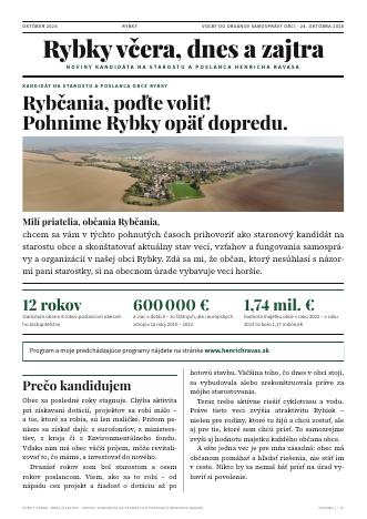 Rybky včera, dnes a zajtra